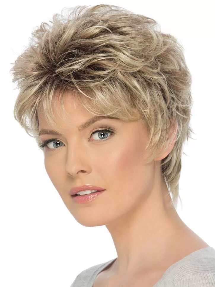 Прическа дебют на короткие волосы Christa Synthetic Pure Stretch Cap Wig by Estetica Designs Wigs Cool short hairs