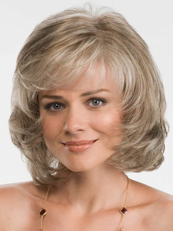 Прическа дебют на средние волосы фото Trina Synthetic Wig Blonde tips, Hair cuts, Blonde hair color