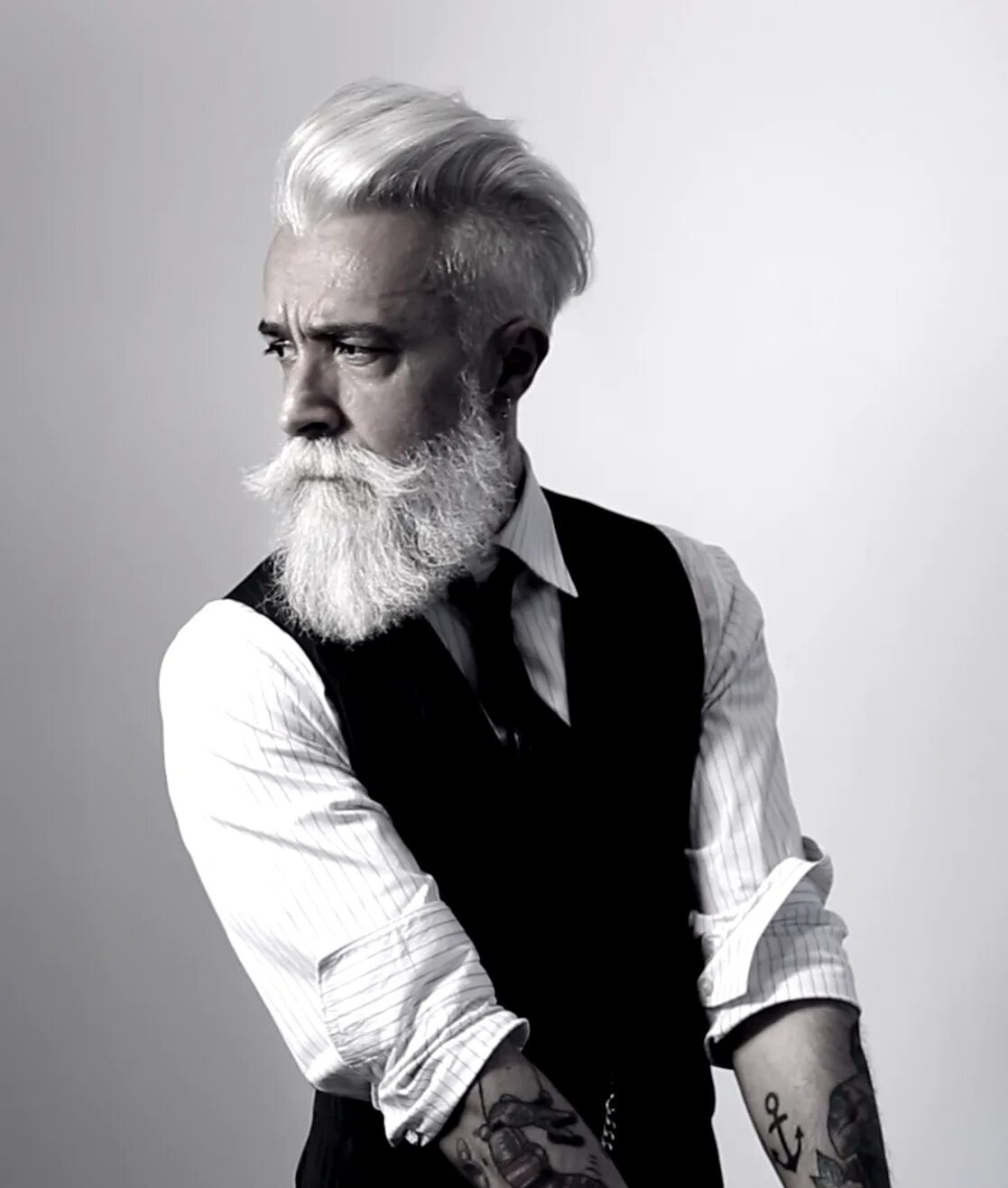 Прическа деда Collection Automne-Hiver 2015 Thierry Lothmann Photo : D.R Beard, Hipster beard,