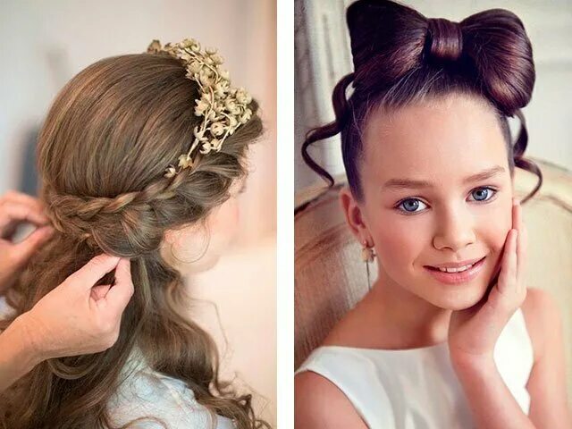 Прическа детская на выпускной на длинные Beautiful Hairstyles 2017 at the prom