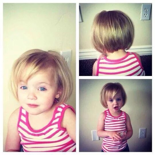 Прическа девочка 1 5 года Pin by Kaitlyn Benoit on Kid hairstyles Little girl haircuts, Little girl bob ha