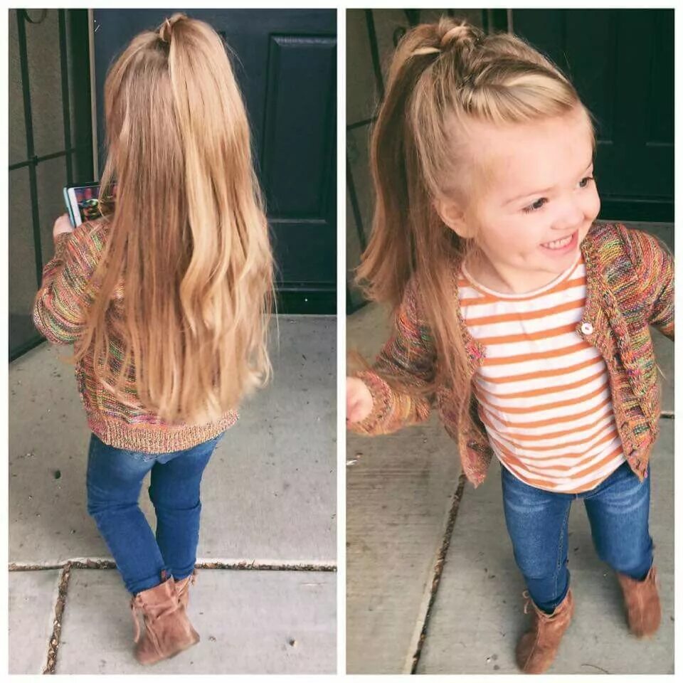 Прическа девочка 3 года средние волосы 10 Classy Highlights Little girl hairstyles, Cute little girl hairstyles, Hair s