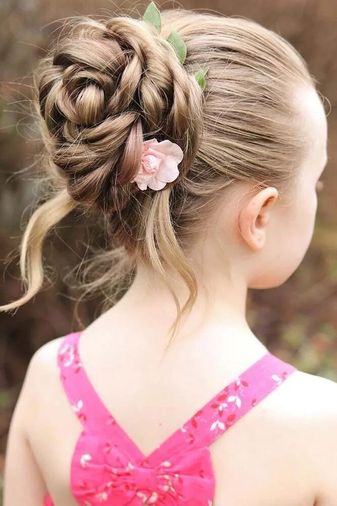 Прическа девочке 10 лет на праздник 40 Cute Girls Hairstyles For Your Little Princess Kids braided hairstyles, Gorge