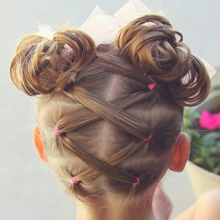 Прическа девочке короткие волосы фото Pin on прически Baby hairstyles, Short hair hacks, Kids hairstyles