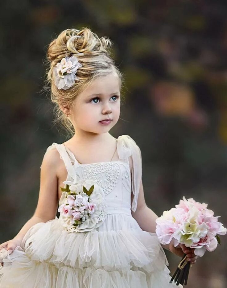 Прическа девочке на свадьбу 8 лет Pin by esmeralda on Yayas hair Flower girl hairstyles, Wedding hairstyles for gi