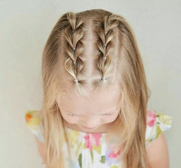 Прическа девочке на жидкие короткие волосы Pin by Renan Milk on Trança Baby hairstyles, Girl hair dos, Kids braided hairsty