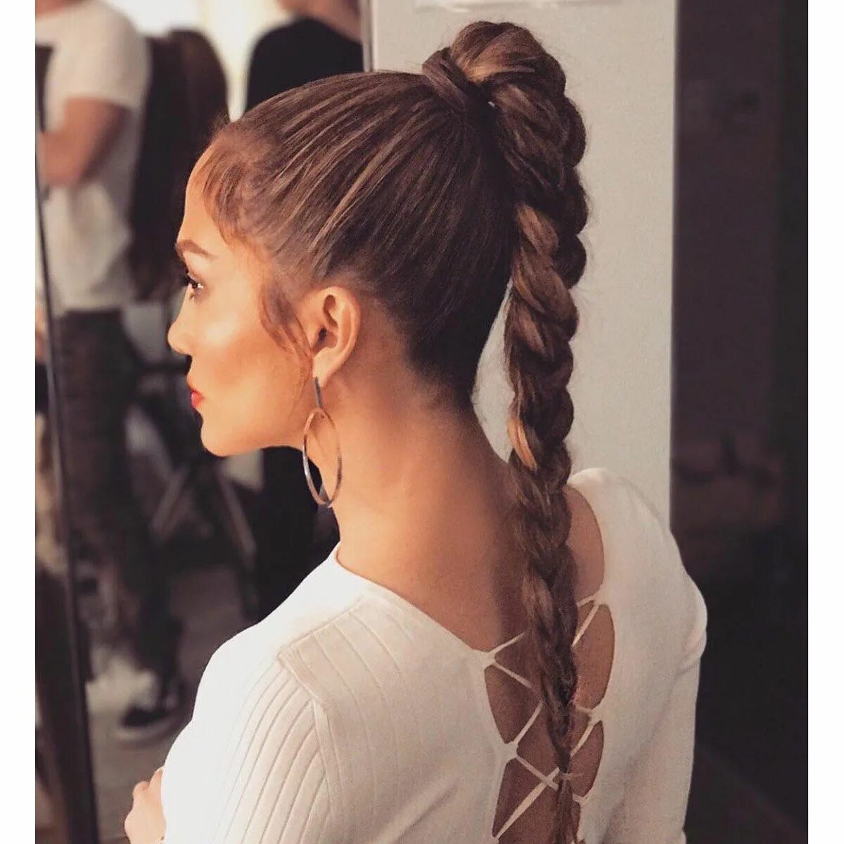 Прическа длинные косички 37 Fresh Ways to Wear a Ponytail This Summer High ponytail hairstyles, Elegant p