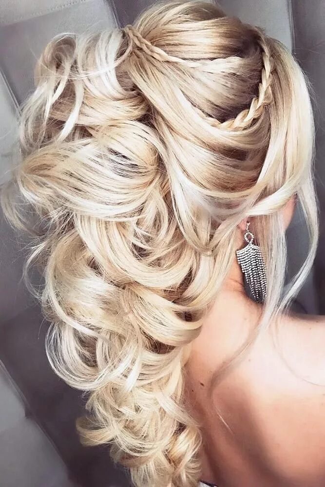 Прическа длинные светлые волосы Half Up Half Down Wedding Hairstyles: Top Looks + Expert Tips Long hair styles, 