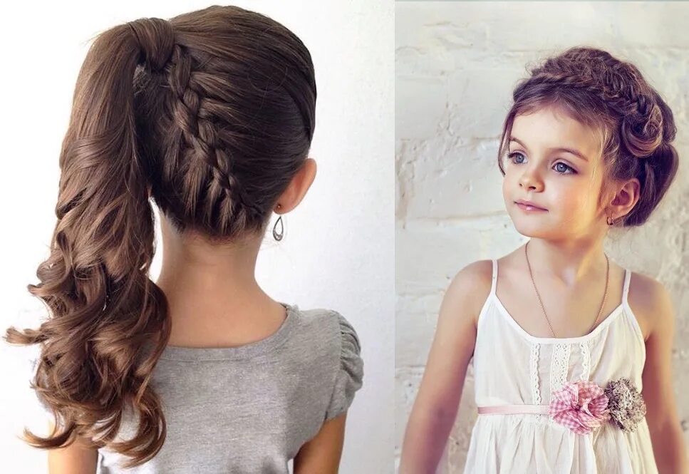 Прическа длинные волосы 10 лет Girls hairstyle ideas - Girl websites, girls fashion trends 2020 - low cost wome