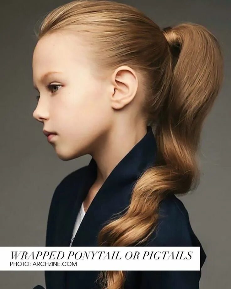 Прическа длинные волосы 10 лет I Got It From My Mama Easy Hairstyles For Your Little Ones Girl hairstyles, Pony