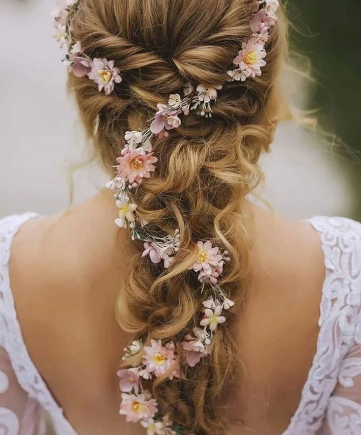 Прическа длинные волосы с цветами 18 Marvelous Bridal Hairstyle Ideas With Flower For Big Day Party Bridal hair up