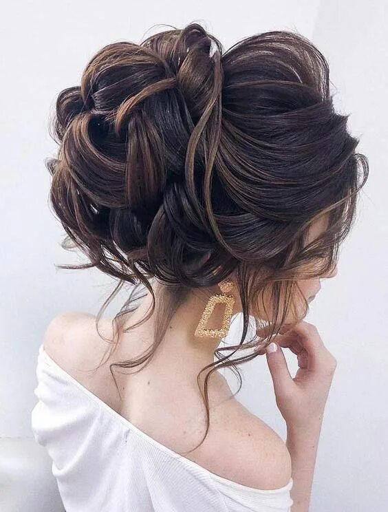 Прическа длинные волосы забранные 102 Beautiful Wedding Hairstyles and Bridal Hair Ideas in 2024 Messy hairstyles,