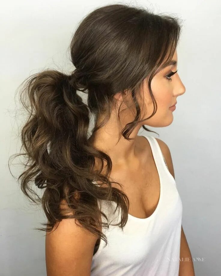 Прическа длинные волосы женская простые Bouffant Ponytail For Long Hair Long hair styles, Date night hair, Hair inspirat