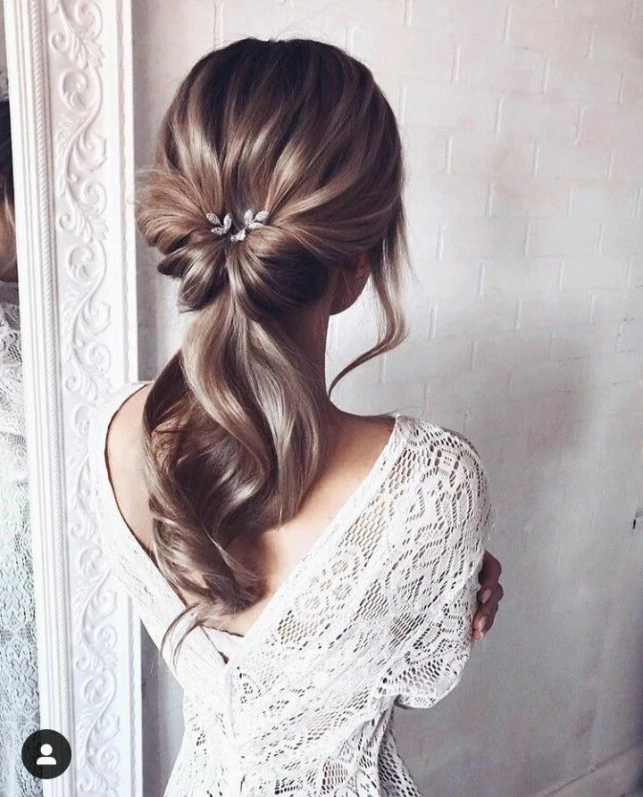 Прическа длинный хвост на свадьбу Pin by Baška on Make up and Hairstyles Long hair styles, Wedding hair and makeup