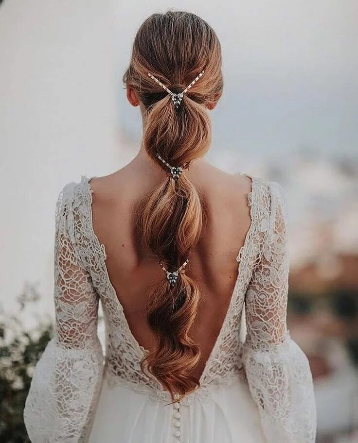 Прическа длинный хвост на свадьбу Pin by htd Brothers on Hair Styles Bridal hairdo, Bridal hair inspiration, Bride