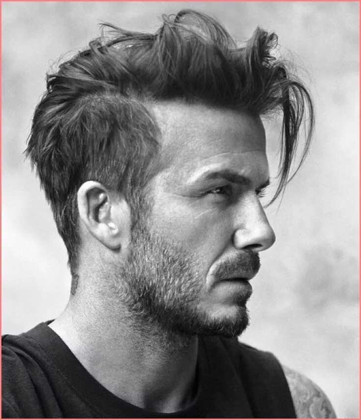 Прическа длинный верх короткие David Beckham Hairstyles 2015 - Mens Haircuts 2014 Beckham hair, David beckham h