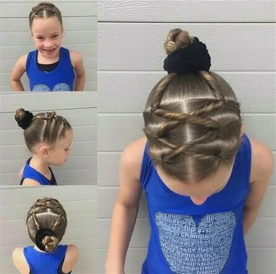 Прическа для акробатики на выступление девочке Gymnastics hair Gymnastics hair, Gymnastics meet hair, Dance hairstyles