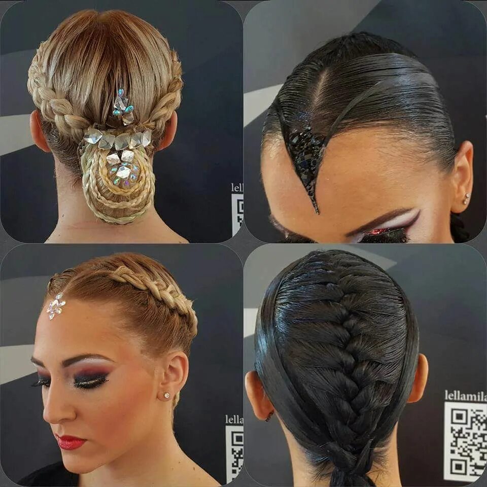 Прическа для бальных танцев на короткие волосы Pin by Rachel Bracken on Dance 3 Ballroom hair, Dance hairstyles, Ballroom dance