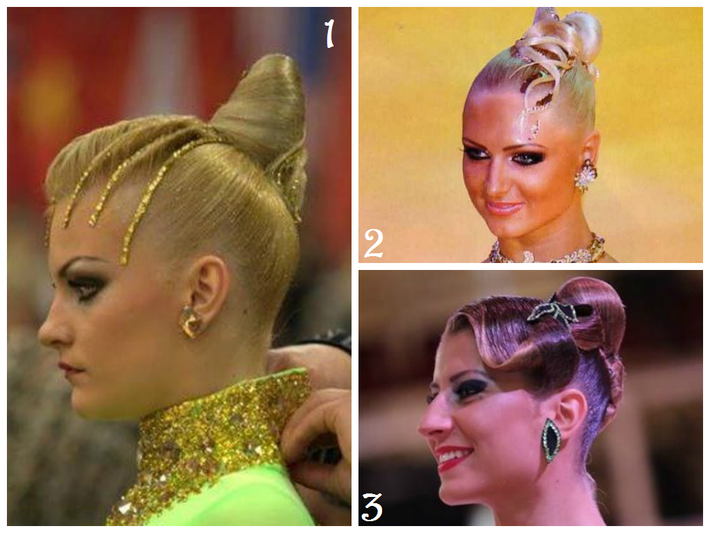 Прическа для бальных танцев на короткие волосы Pin on Ballroom Hairstyles Dance hairstyles, Dance hair piece, Dancesport hair