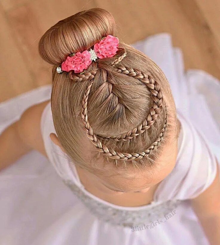 Прическа для девочек своими руками видео Pin by Kenneth McKnight on Hair Princess hairstyles, Girl hair dos, Kids hairsty