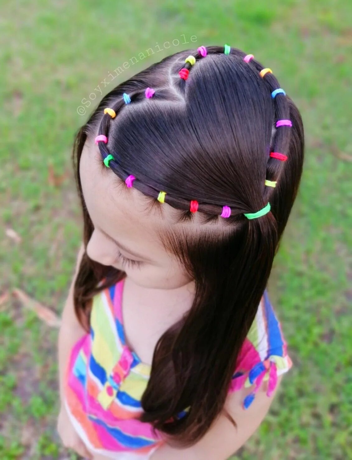 Прическа для девочки 2 года Stylish trendy rubber band hairstyle ideas for long hairs Girly hairstyles, Rubb