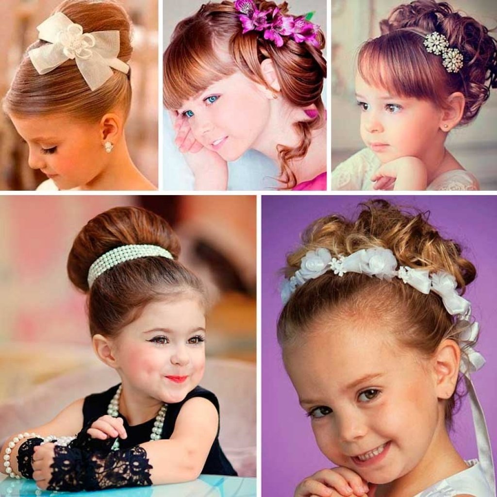 63 детские прически на выпускной в детский сад Kids hairstyles, Flower girl hair