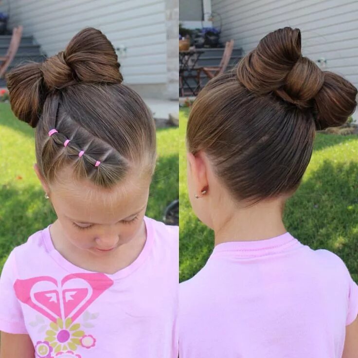 Прическа для девочки быстро видео Épinglé sur Kid hairstyle