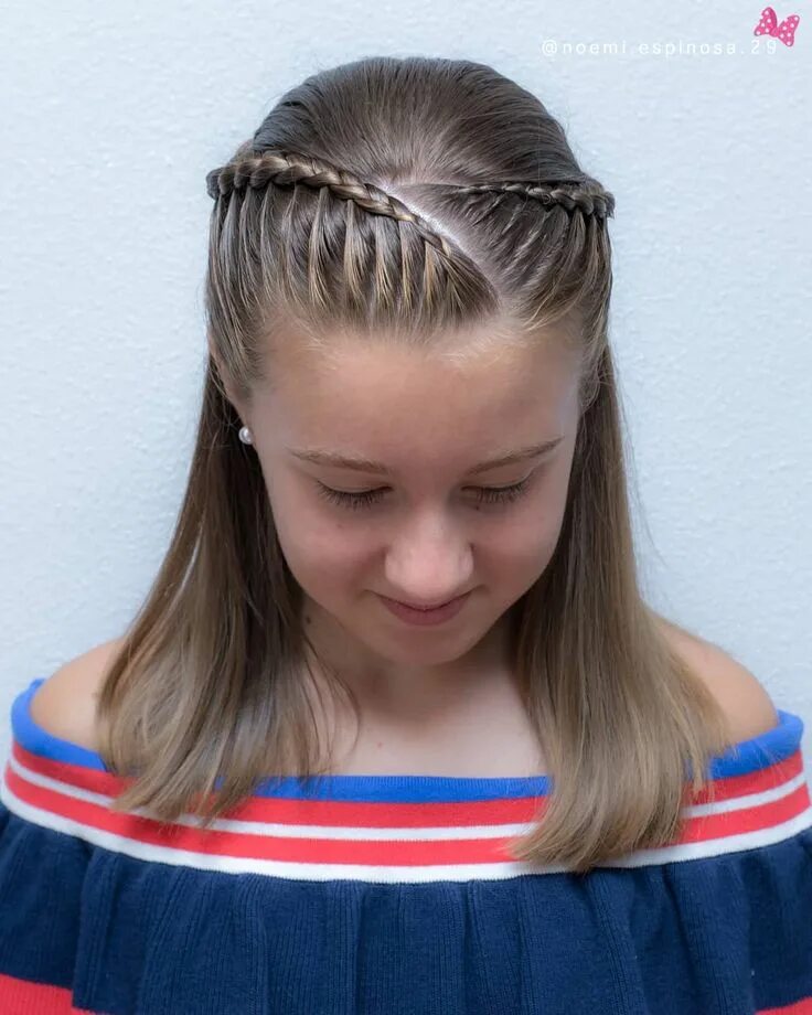 Прическа для девочки чтобы убрать челку 160 Braids Hairstyle Ideas for Little Kids 2019 Peinados niña trenzas, Peinados 