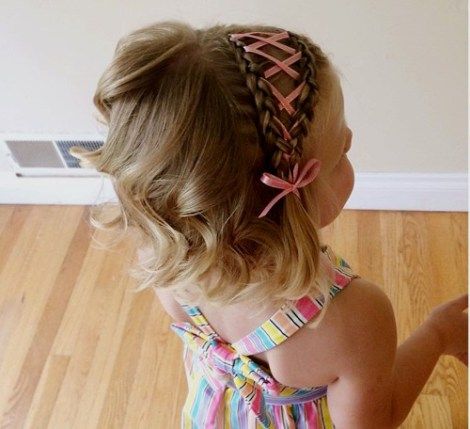 Прическа для девочки до плеч 40 Cool Hairstyles for Little Girls on Any Occasion Hair styles, Braided hairsty