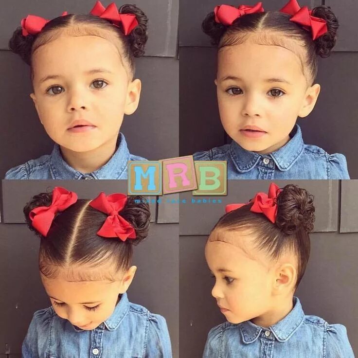 Прическа для девочки два Instagram photo by Mixed Race Babies * May 1, 2016 at 6:07pm UTC Baby girl hairs