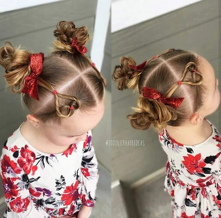 Прическа для девочки два пучка 15 Best Hairstyle Ideas For Baby Girls Little girl hairstyles, Girl hair dos, Ha