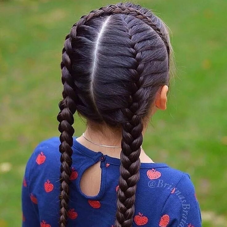 Прическа для девочки две косички спереди Pin on Hair Baby girl hairstyles curly, Toddler hairstyles girl, Kids braided ha