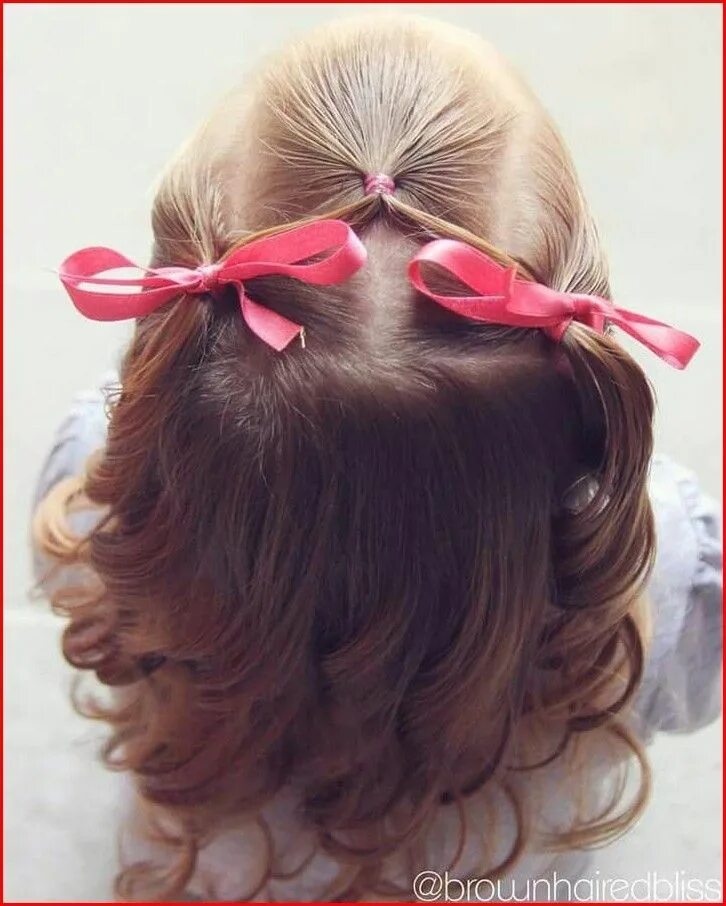 Прическа для девочки на день Cute Little Girl Hairstyles in Cute and Simple Concept Girl hair dos, Baby hairs