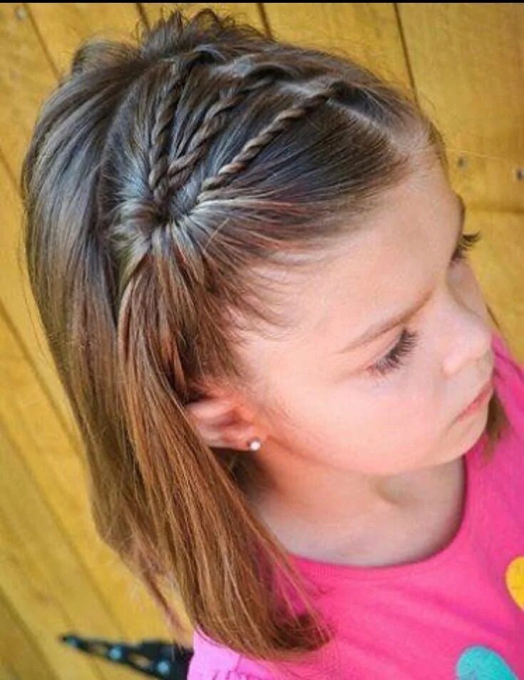 Прическа для девочки на тонкие жидкие волосы Pin by Sophie Cellemog on Hairstyle Kids hairstyles, Girl haircuts, Baby girl ha