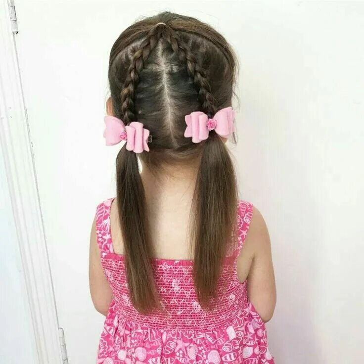 Прическа для девочки на утренник Girls hairstyles Little girl hairstyles, Girl hair dos, Baby hairstyles