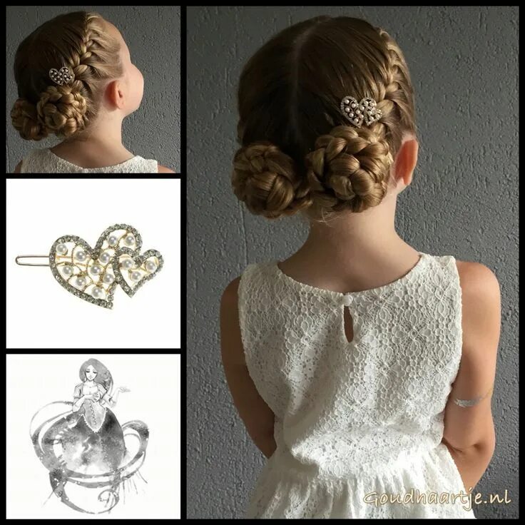 Прическа для девочки папе Trensas Flower girl hairstyles, Baby girl hair, Girl hairstyles