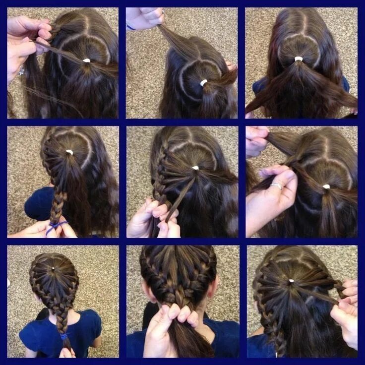 Прическа для девочки пошагово видео 17 Adorable Heart Hairstyles - Cute Hairstyles for. Прически, Заколка для волос,