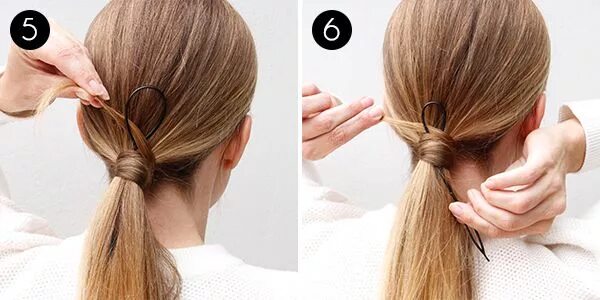 Прическа для девочки с помощью петли The Topsy Tail is the Perfect Way to Hide Hair Elastics Topsy tail hairstyles, H