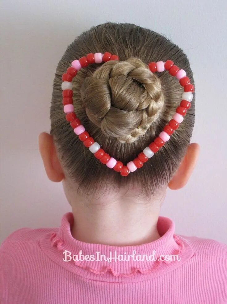 Прическа для девочки сердечко 47 Lovely Hairstyle Ideas For Valentine’S Day Hairstyles Valentine's day hairsty