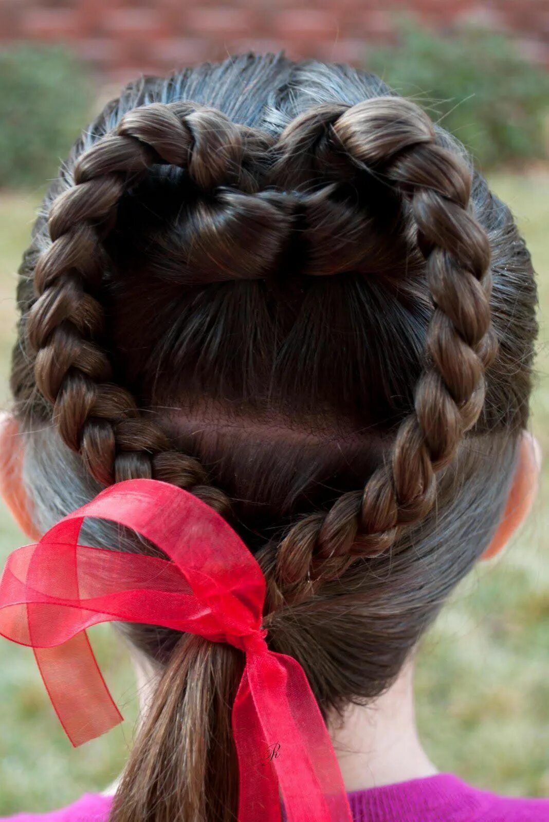 Прическа для девочки сердечко 45 Valentine’s Day Hairstyle and Heart Braid 2019 - Reny styles Valentine hair, 