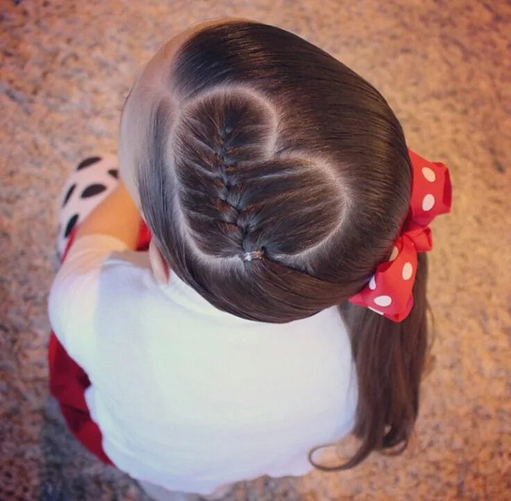 Прическа для девочки сердечко Pin on hair Baby hairstyles, Toddler hairstyles girl, Toddler hair