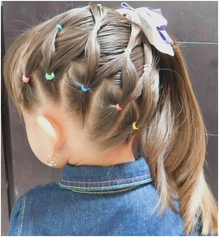 Прическа для девочки восьмилетней 99 Niña Trenzas Peinados Fotos 2019 in 2019 Hair styles, Girl hairstyles, Cute h