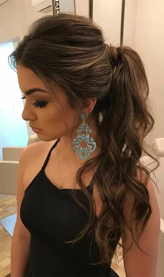 Прическа для длинных волос 7 Gorgeous ponytail hairstyle to complete your look this spring & summer Ponytail 