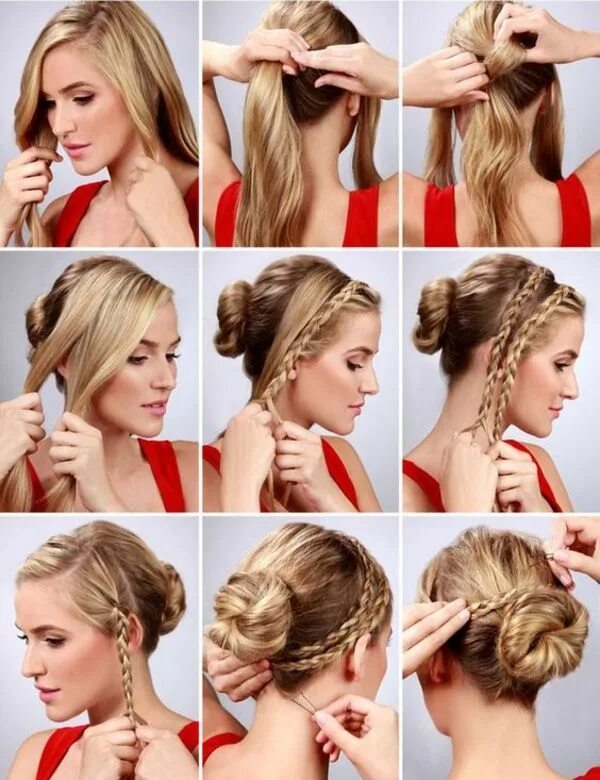 Прическа для дома на средние волосы 57 Easy Braided Updo Hairstyles and Tutorials 2023 Frisuren, Frisur hochgesteckt