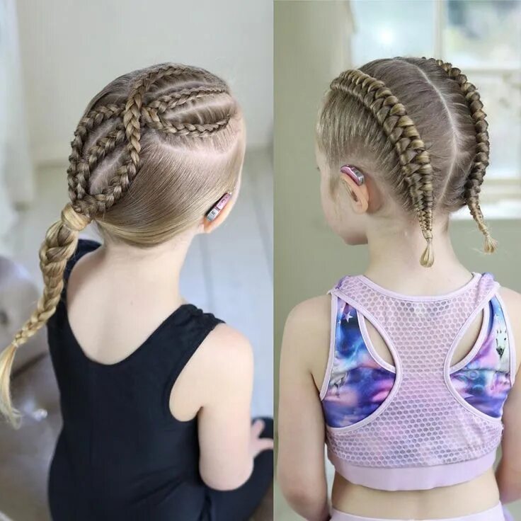 Прическа для гимнастики Pin on Hairstyles for Girls