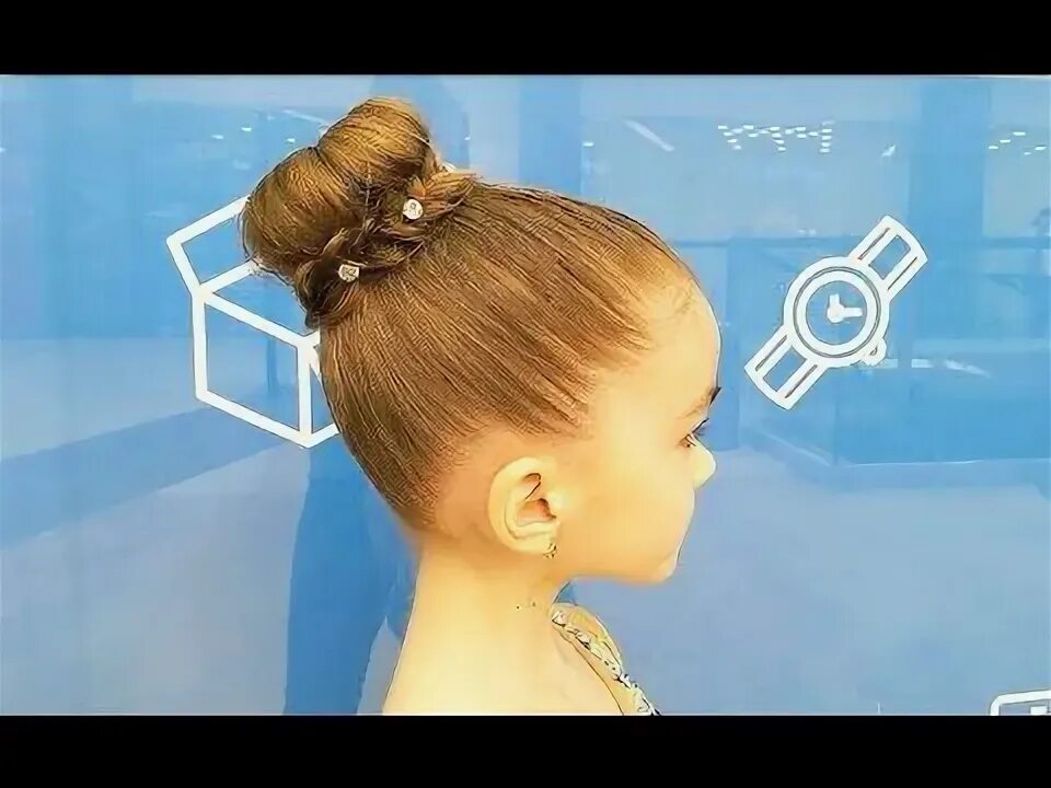 Прическа для гимнастики BUN Hairstyle Tutorial Как сделать ПУЧОК на СОРЕВНОВАНИЯ Художественная гимнасти