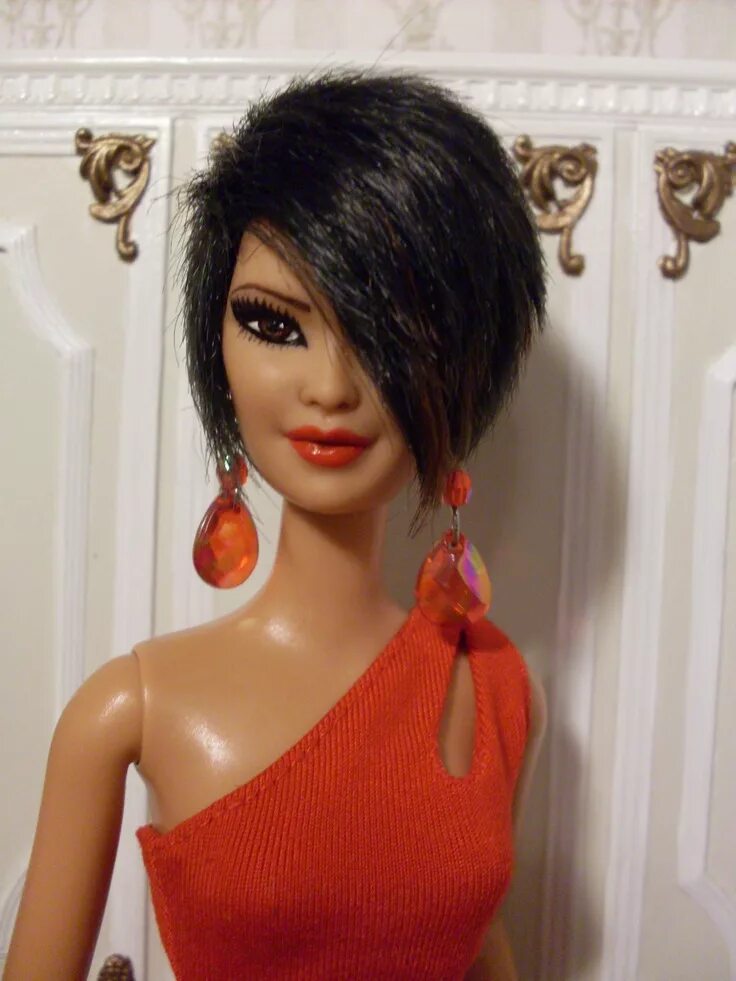 Прическа для куклы с короткими волосами Tonner Repaint OOAK Doll eBay Barbie hair, Barbie doll hairstyles, Doll hair