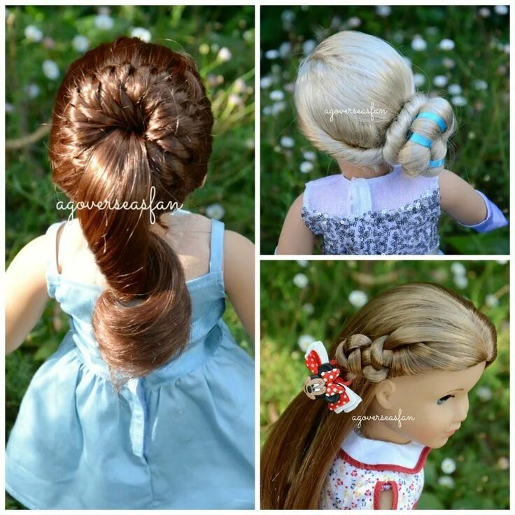 Прическа для куклы с короткими волосами New American Girl Doll Hairstyles Disney Frozen Elsa American girl doll hairstyl