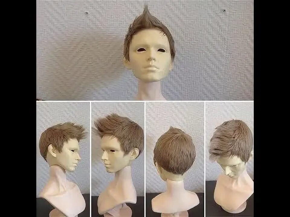 Прическа для куклы с короткими волосами Part 3: Bjd wig styling, the long version Diy doll wig, Doll wigs, Doll hair