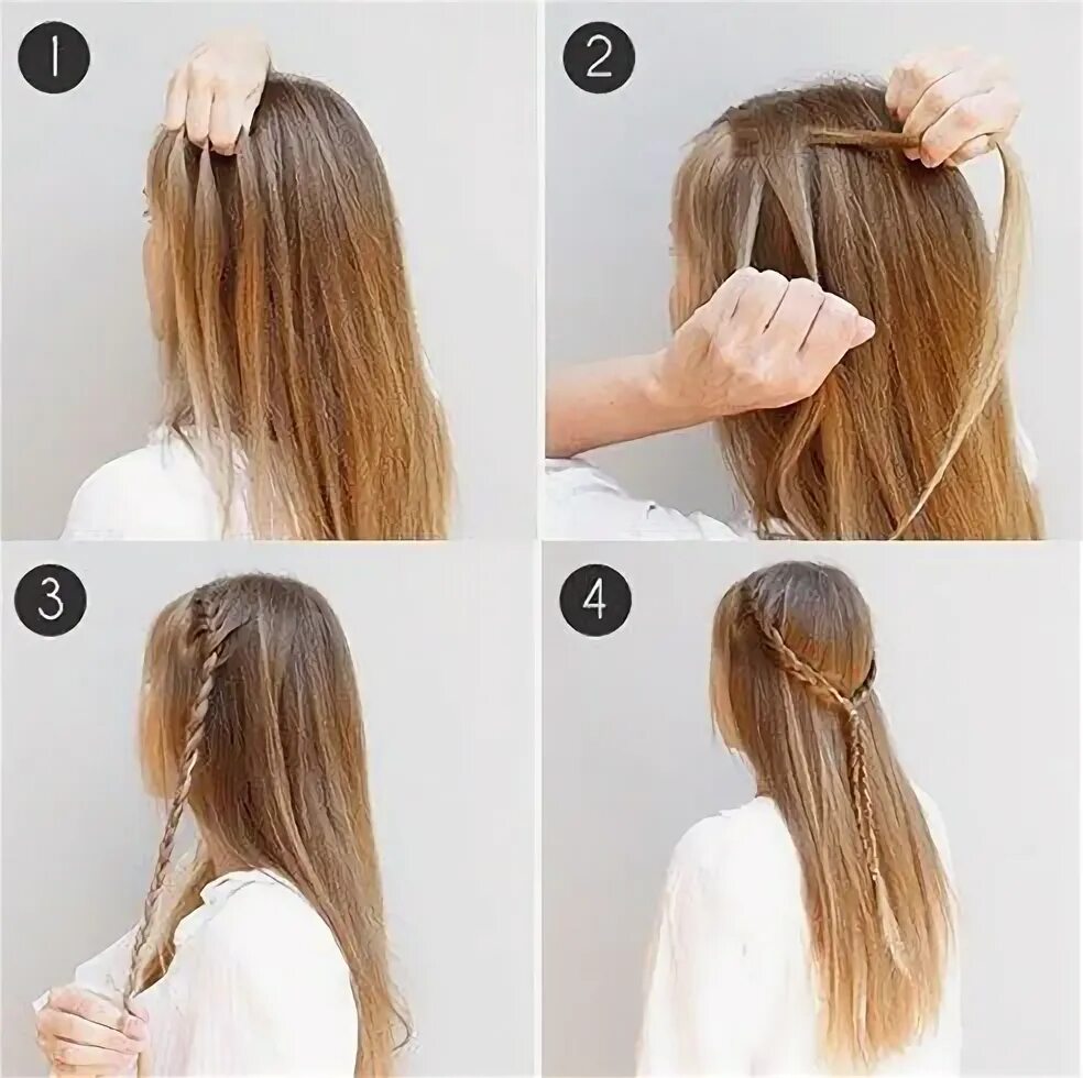 Прическа для ленивых на длинные волосы 15 super leichte Frisuren für faule Mädchen, die es nicht einmal können - C., #d